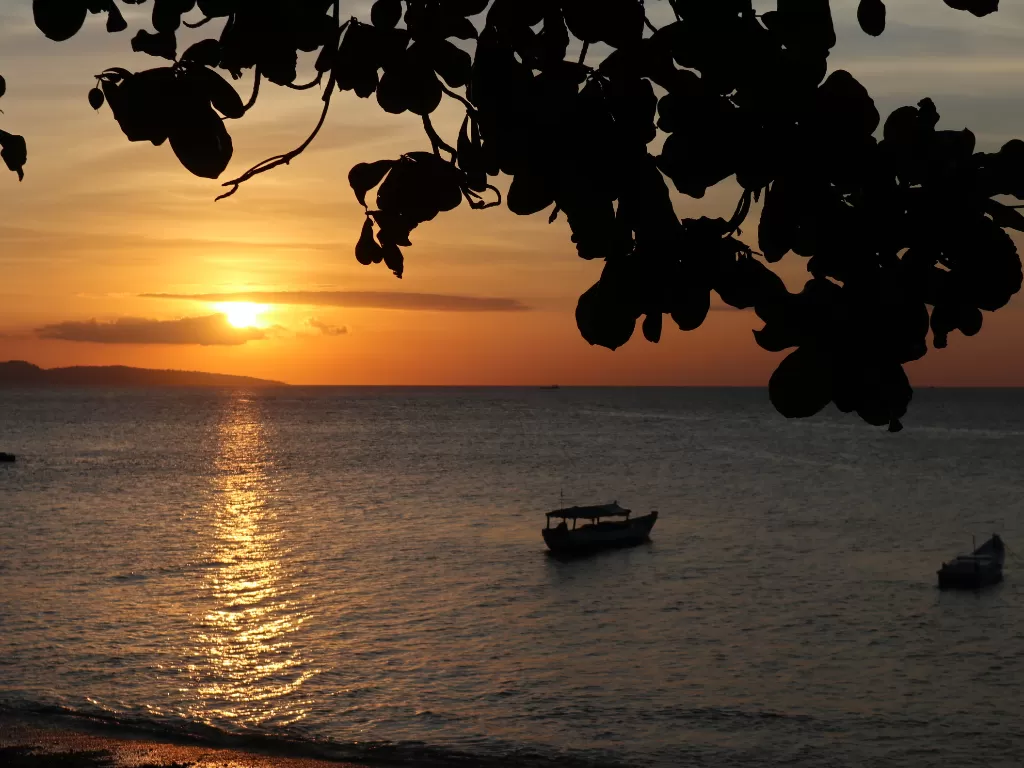 Sunset di pantai Kupang. (Z Creators/Arianto Selly)