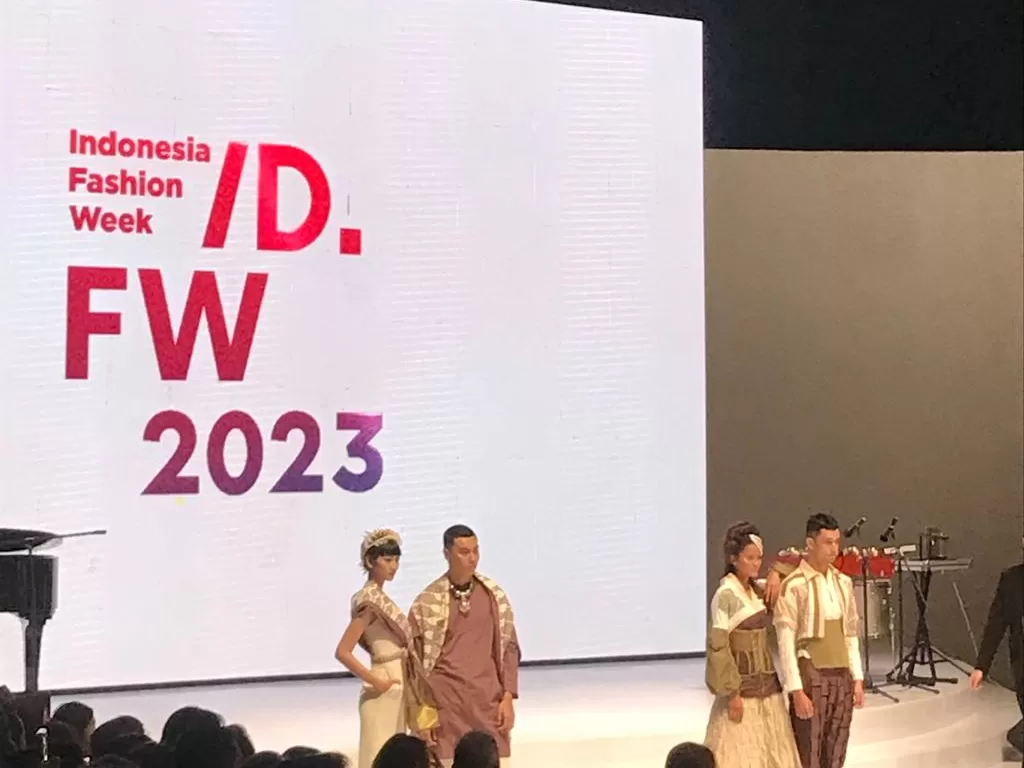 Pembukaan Indonesia Fashion Week 2023, Rabu (22/2/2023) di Jakarta Convention Center, Jakarta Pusat. (INDOZONE/Laila Rahmi Batubara)