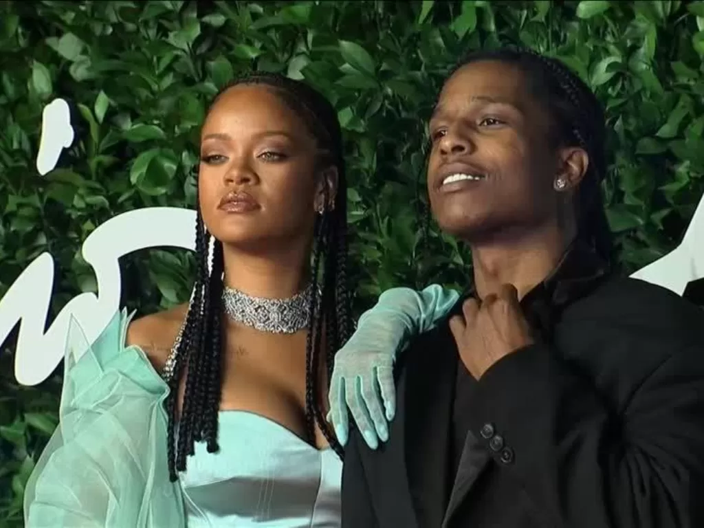 Rihanna dan ASAP Rocky. (Reuters)