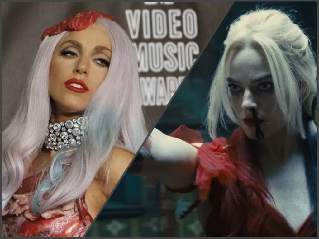 Lady Gaga dan Maggot Robbie berperan sebagai Harley Quin. (REUTERS/Mario Anzuoni, IMDB).