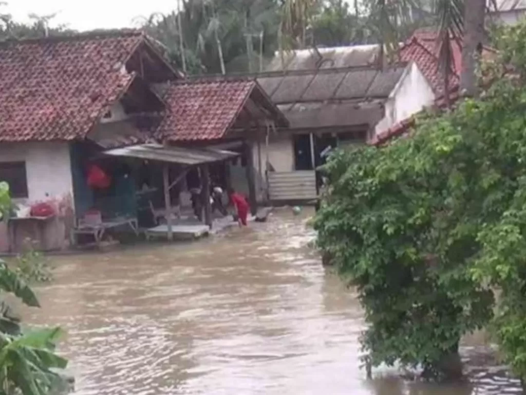 Banjir Bekasi. (ANTARA)