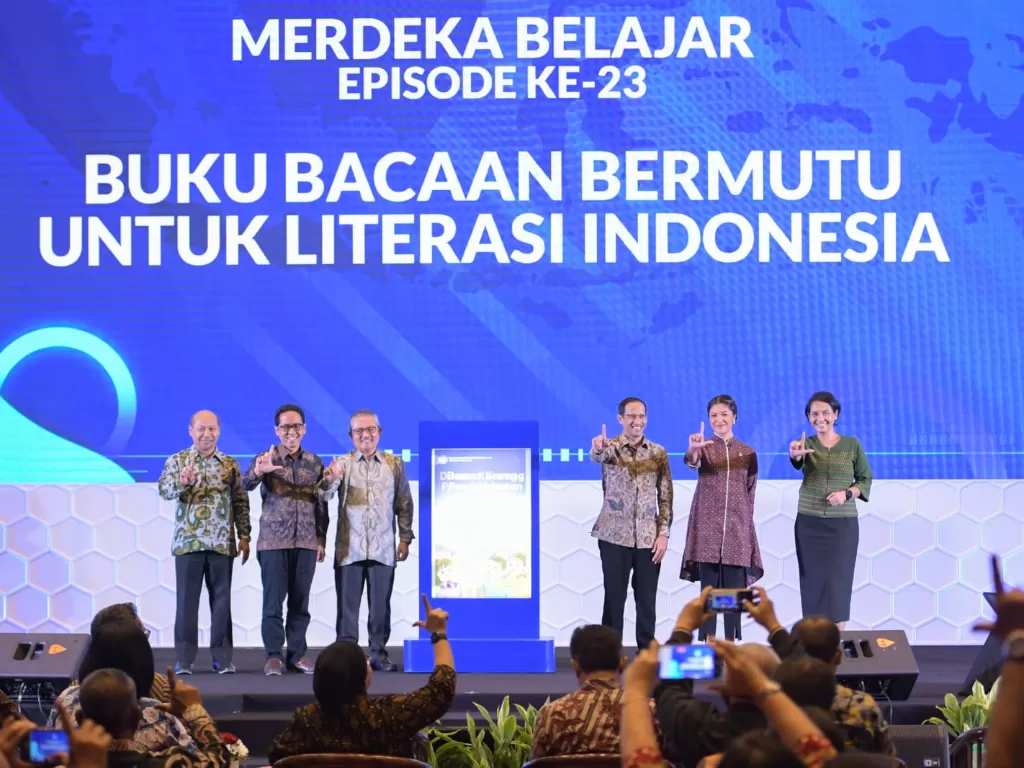Kemendikbudristek Luncurkan Merdeka Belajar Episode Ke-23 Buku Bacaan Bermutu untuk Literasi Indonesia (Dok. Kemendikbudristek)