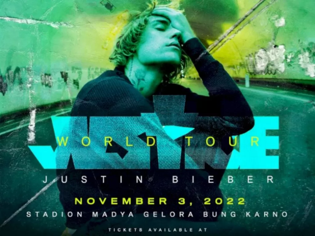 Poster Justice World Tour (Instagram/pkentertainment.id)