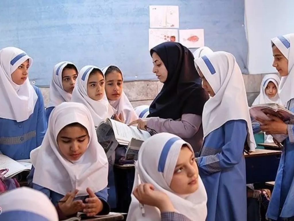 Ratusan siswi di Iran diracun agar sekolah khusus perempuan ditutup. Ilustrasi. (Women NCR Iran)