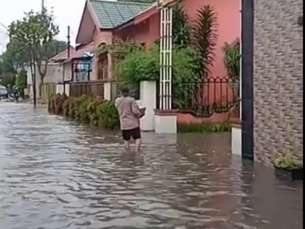 Banjir melanda Deli Serdang. (Z Creators/Putra)