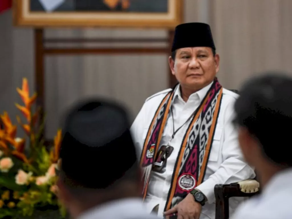 Ketua Umum Partai Gerindra Prabowo Subianto. (ANTARA FOTO/M Risyal Hidayat) 