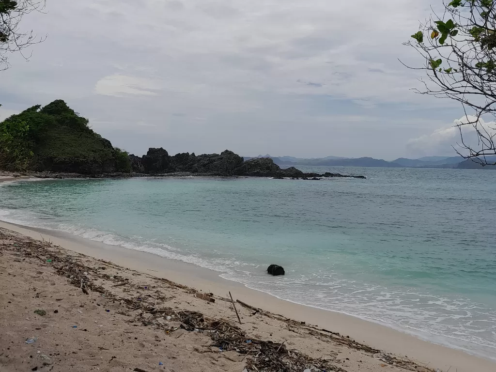 Pantai Telawas di Lombok Tengah (Z Creators/Putri Nadia Arif)
