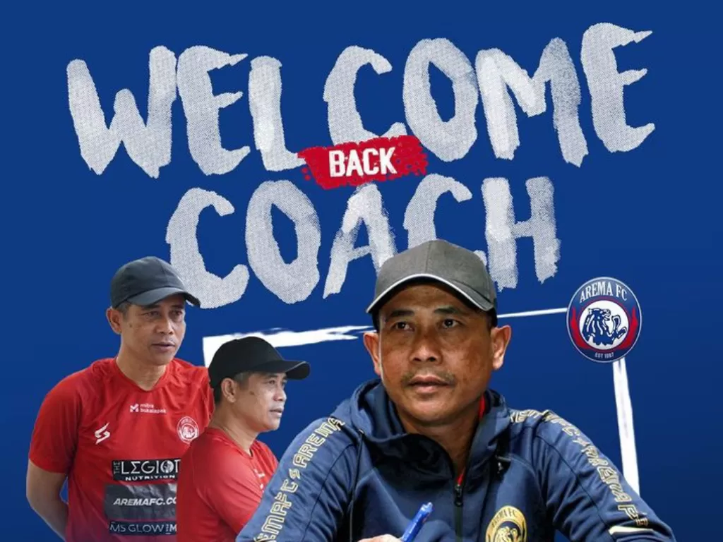 Selamat Datang Kembali Coach (Instagram:@aremafcofficial)
