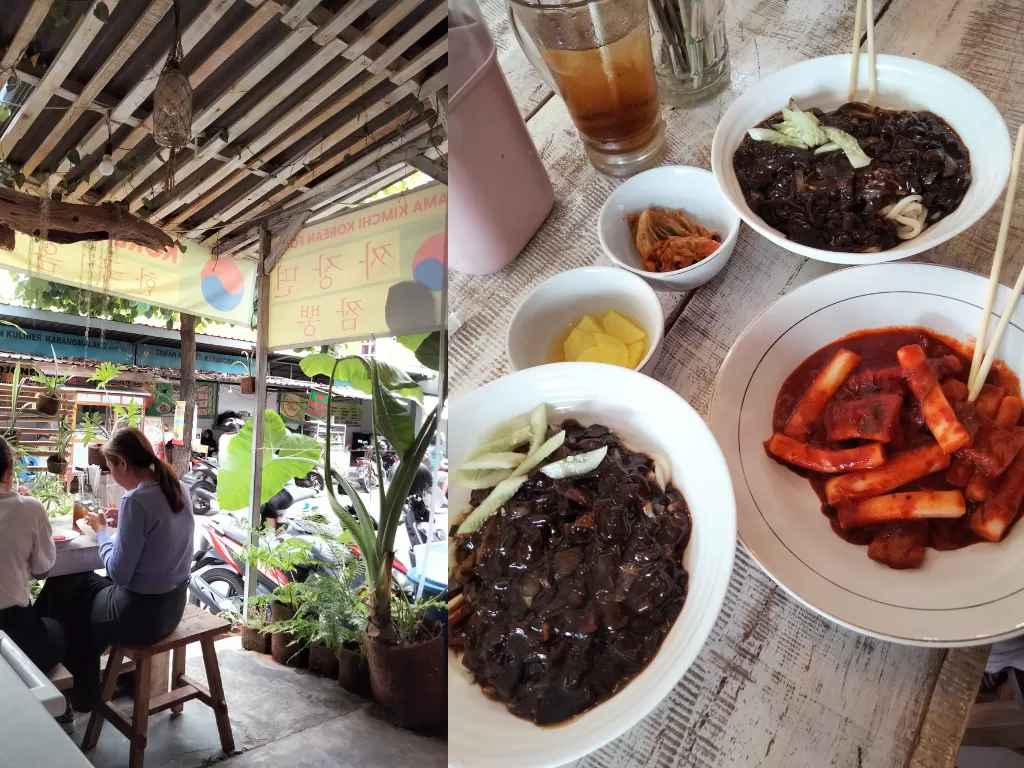 Mama Kimchi Korean Food di Yogyakarta. (Z Creators/Adila Fikri)