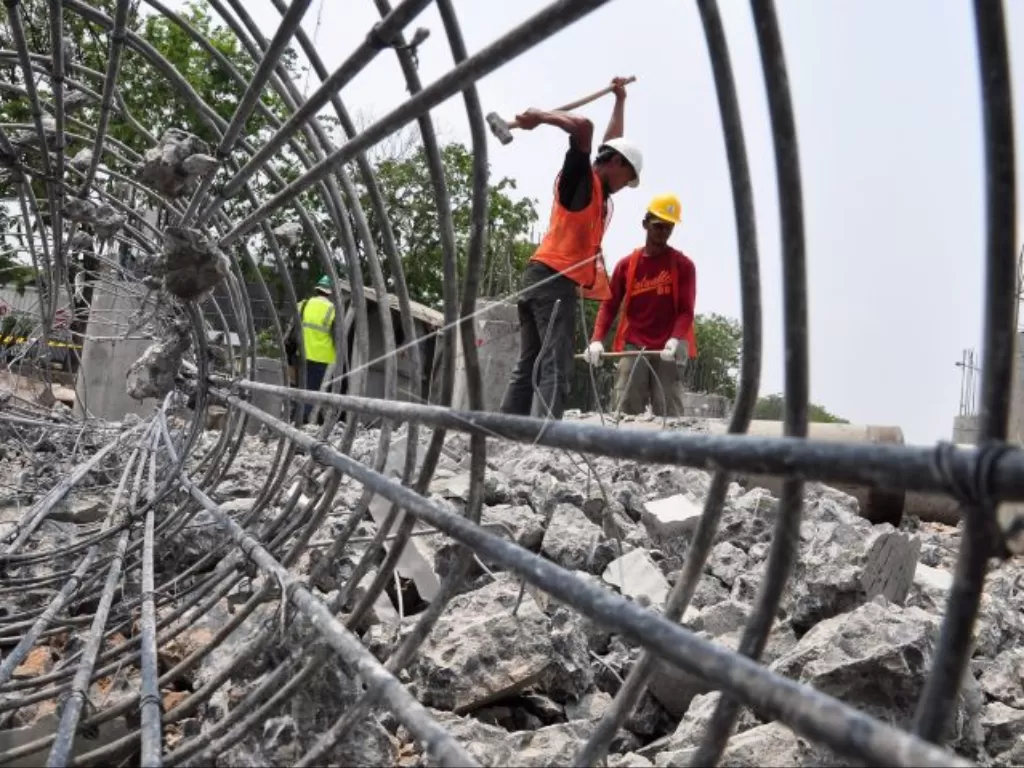Kesadaran pengerjaan konstruksi berkualitas di Indonesia dinilai masih rendah. (FOTO ANTARA/Wahyu Putro)