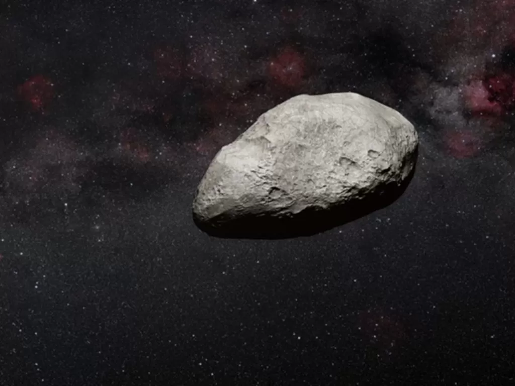 Asteroid ‘2023 DW’ yang bakal menabrak bumi 14 Februari 2046. (NASA)