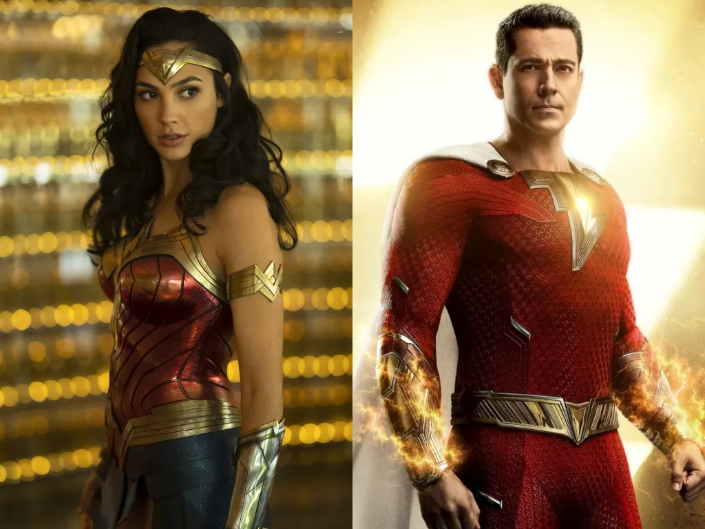 Wonder Woman (Gal Gadot) dan Shazam. (Imdb)