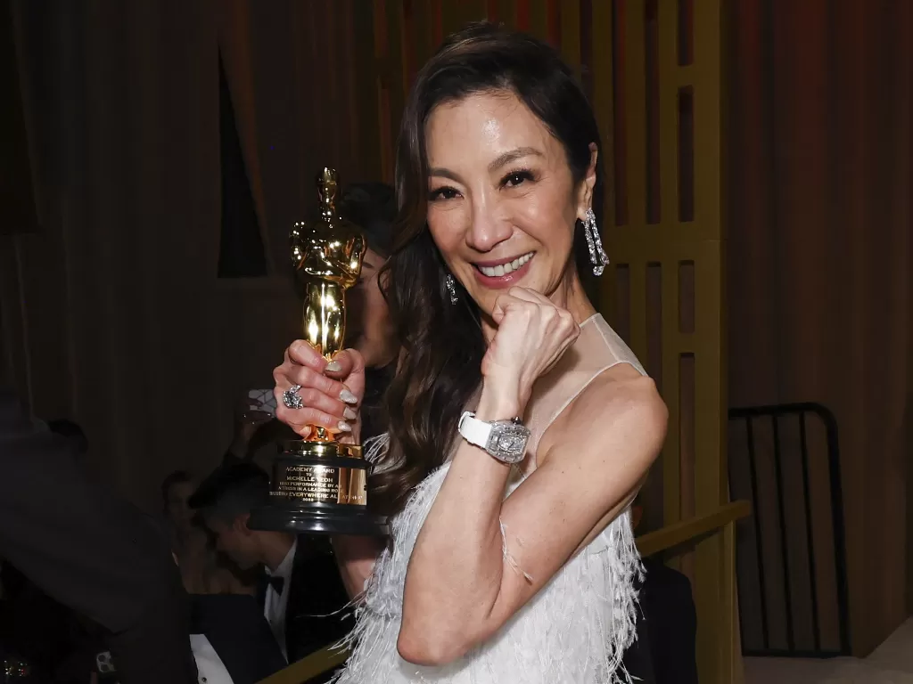 Michelle Yeoh menangkan Oscar 2023 (Reuters/Mario Anzuoni)