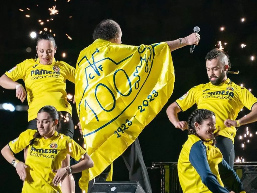 Perayaan 100 tahun Villarreal CF (Instagram/@villarrealcf
