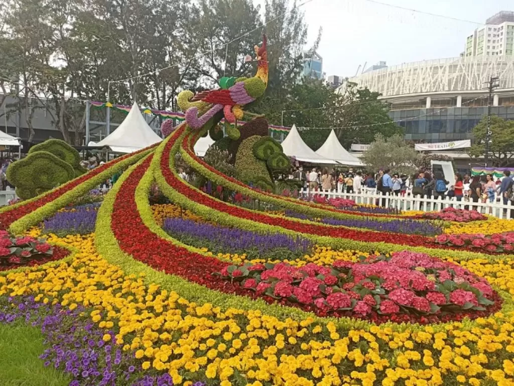Pameran bunga Hong Kong 2023. (Z Creators/Wulan Rihi Paty)