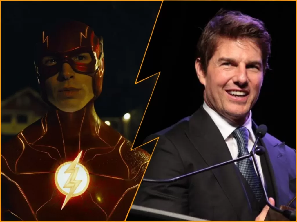 The Flash dipuji Tom Cruise. (IMDB, Instagram/tomcruise).