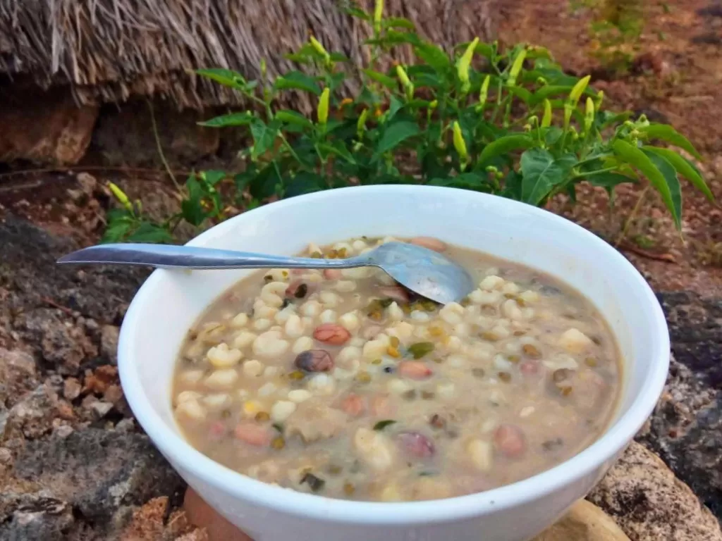 Jagung bose, makanan khas Pulau Timor, NTT. (Z Creators/Arianto Selly)