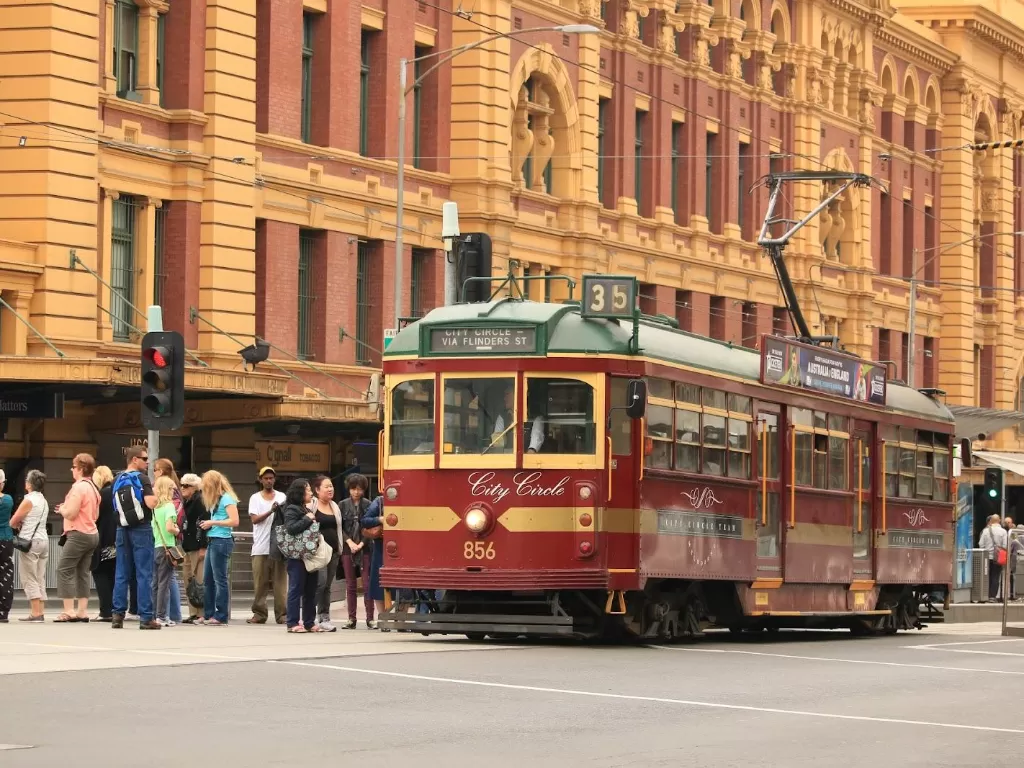 Trem di Melbourne. (Z Creators/Anissa Trisdianty)