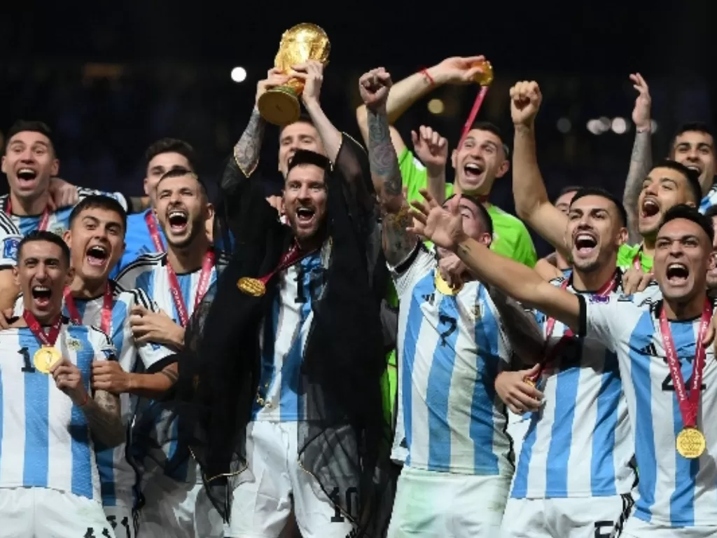 Timnas Argentina Menang dalam Piala Dunia 2022 (Twitter:@LEO_2210)