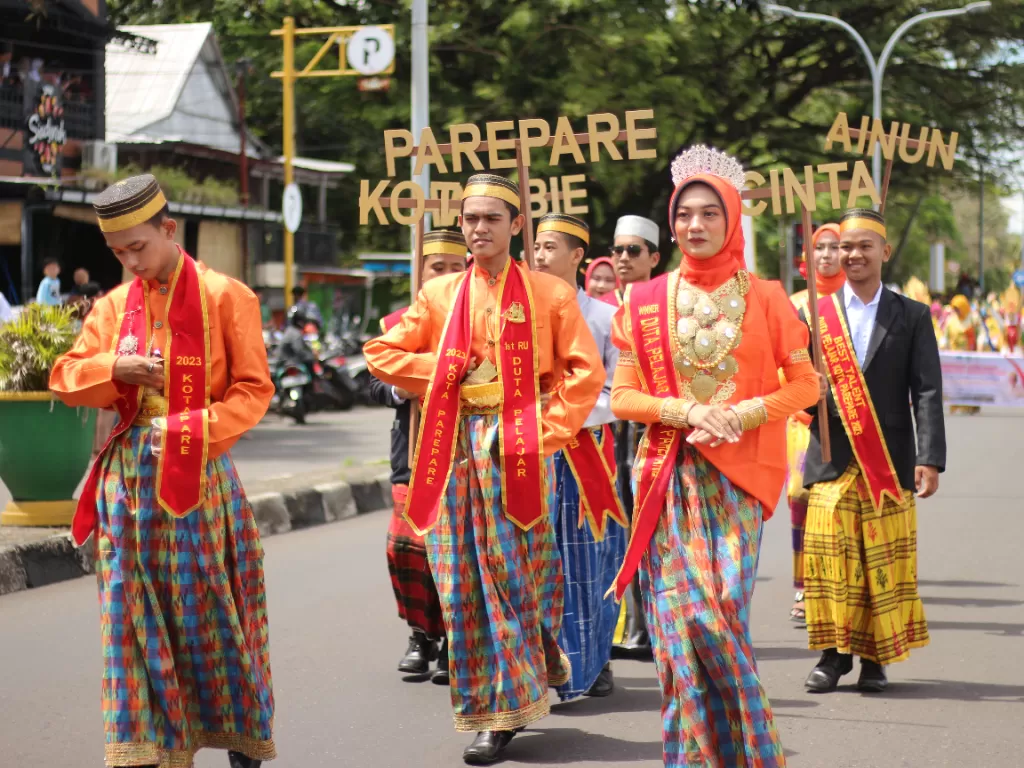 Karnaval Budaya HUT Kota Parepare ke-63. (Z Creators/Rudi Hartono)