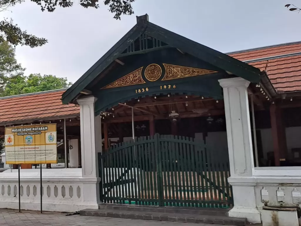 Masjid Gedhe Kotagede, peninggalan Kerajaan Mataram Islam (Z Creators/Diva Ami)
