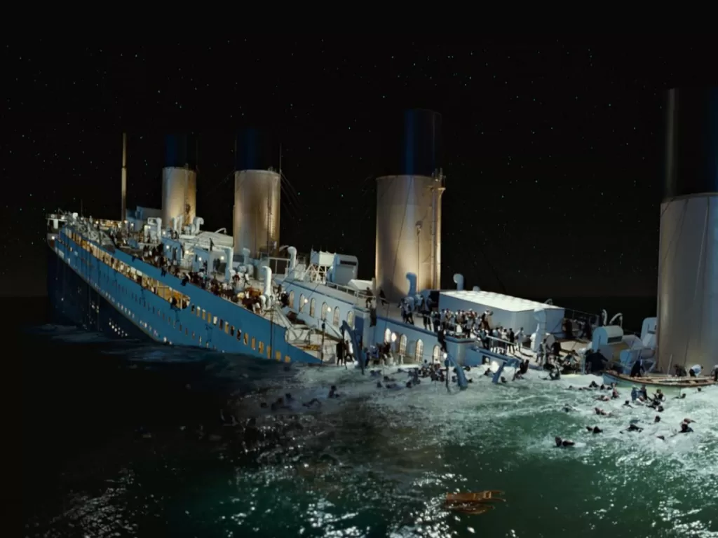 Potongan adegan dalam Titanic (IMDb)