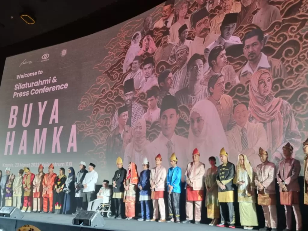 Konferensi Pers Buya Hamka di kawasan Kuningan, Jakarta Selatan, Kamis (23/3/2023). (Indozone/Arvi Resvanty)