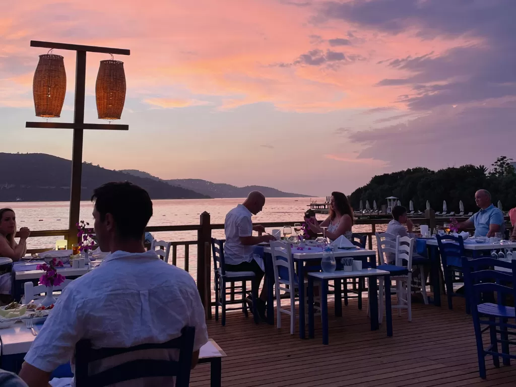 Restoran View Sunset Terbaik di Bodrum. (Z Creators/Alan Munandar)