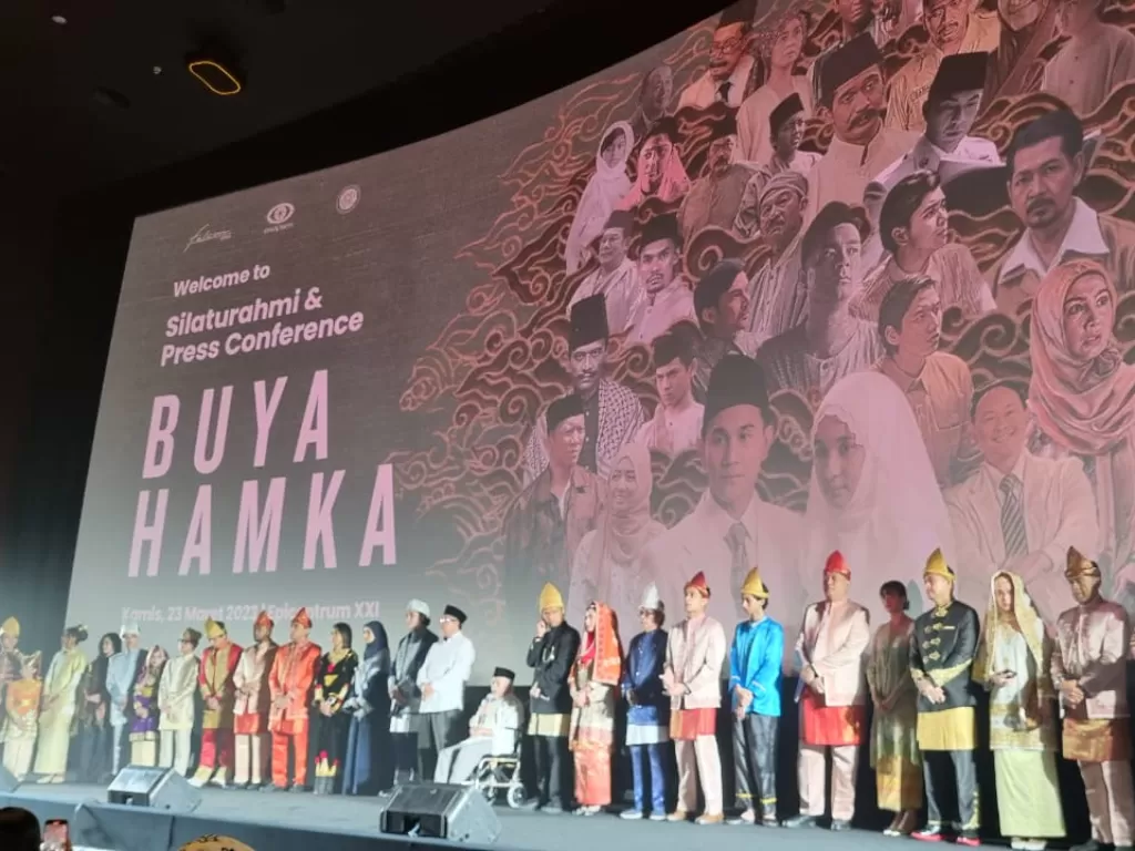 Konferensi Pers Buya Hamka di kawasan Kuningan, Jakarta Selatan, Kamis (23/3/2023) (INDOZONE/Arvy Resvanty)