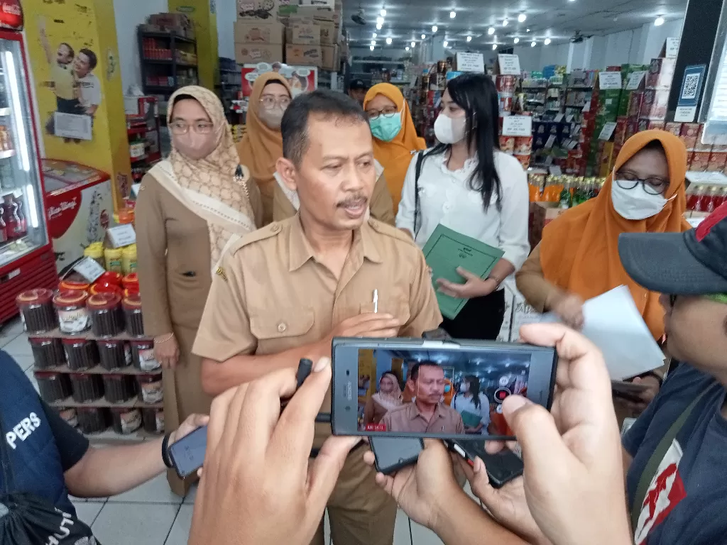 Kasi Farmasi dan Perbekalan Dinas Kesehatan Kabupaten Tulungagung, Masduki. (Z Creators/Firmanto Imansyah)