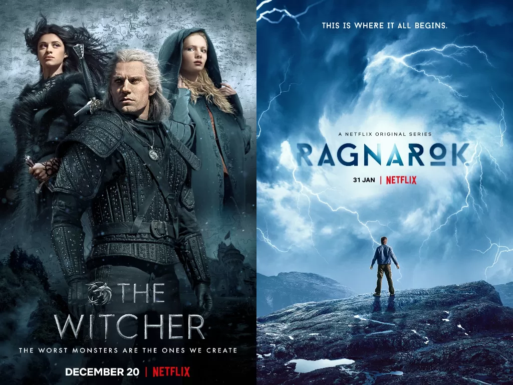 Daftar serial Netflix yang bertema mitologi dari berbagai budaya. (Netflix)