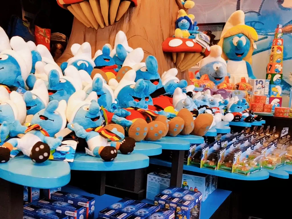 Smurf Store yang terletak di Kota Brussels, Belgia. (Z Creators/Alan Munandar)