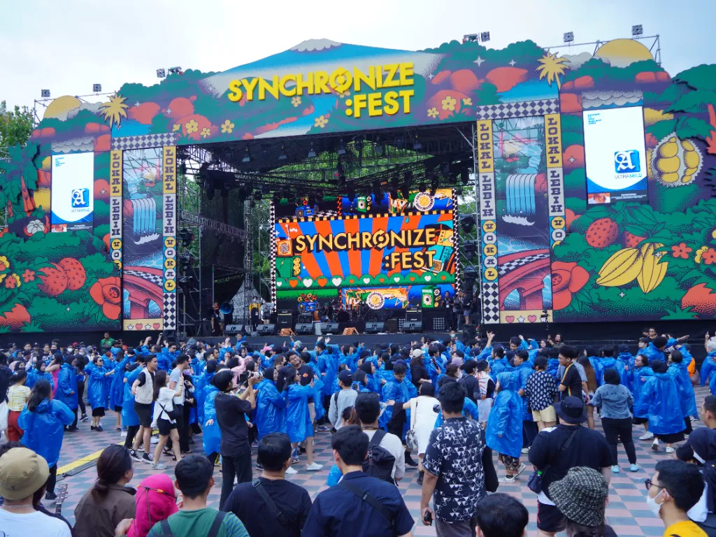 Festival musik Synchronize Fest. (INDOZONE/M. Rio Fani)