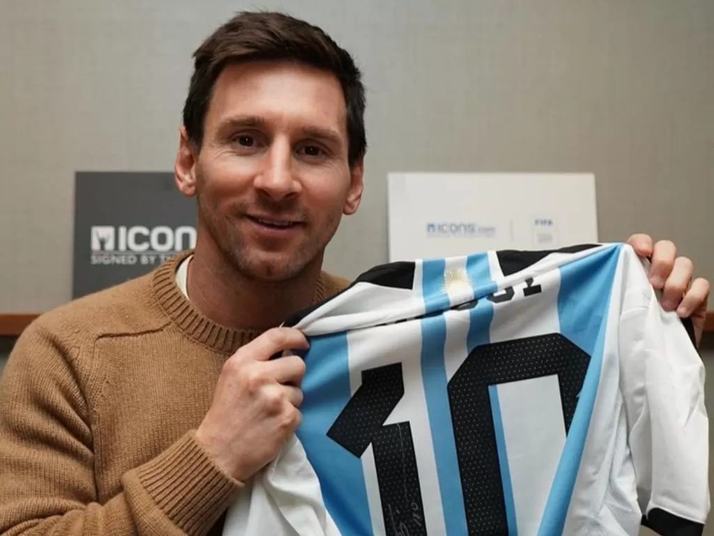 Lione Messi membawa rekor-rekor baru dalam Timnas Argentina (Instagram/@leomessi)