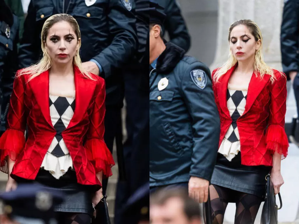 Lady Gaga sebagai Harley Quinn dalam Film Joker: Folie A Deux (Twitter/popbase)
