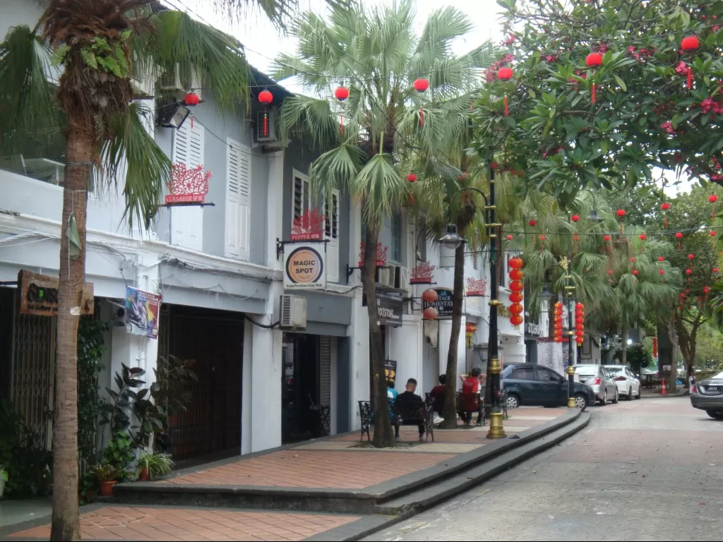 Jalan Tan Hiok Nee Heritage Street Johor Bahru. (Z Creators/Ghislaine Catharina Adikusuma)