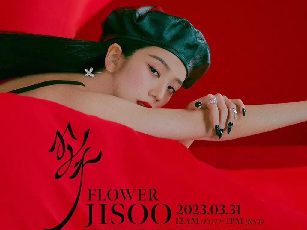 Poster single Flower dari Jisoo (Instagram/sooyaaa__)