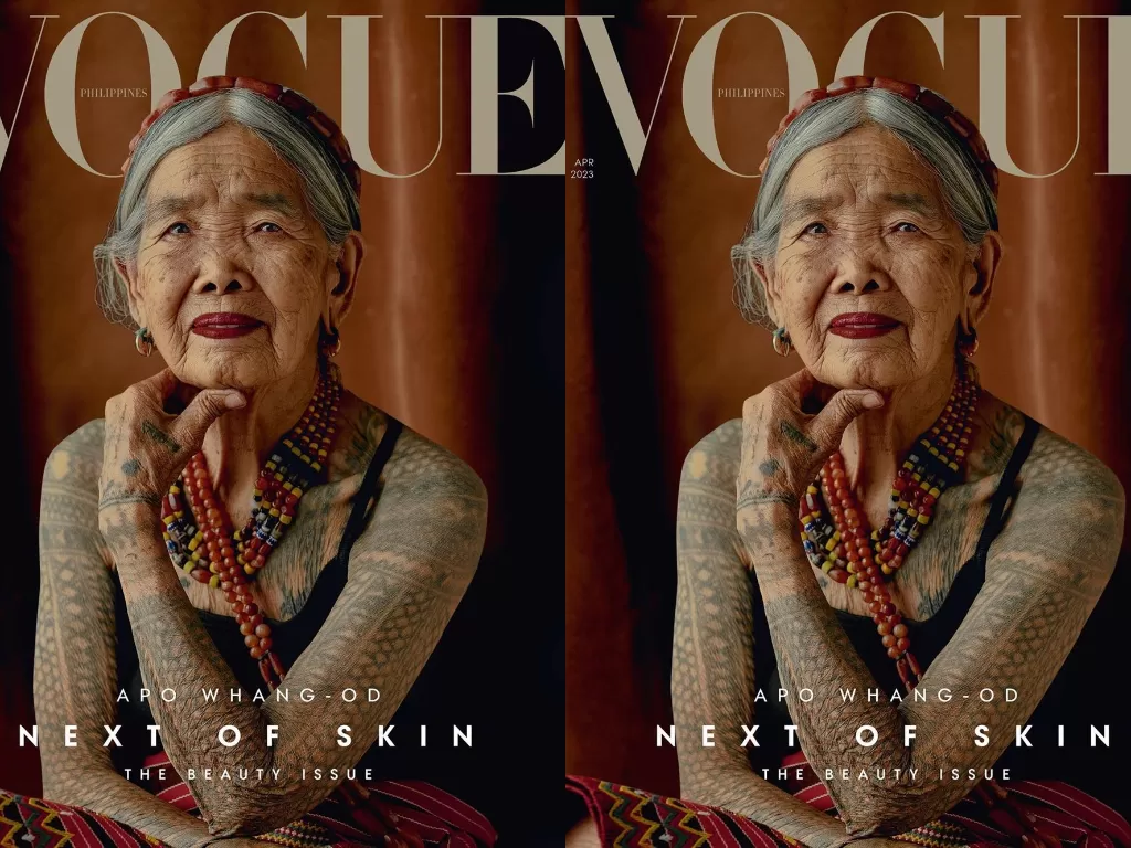 Nenek-nenek asal Filipina jadi cover majalah Vogue tertua. (Instagram/@voguephilippines)