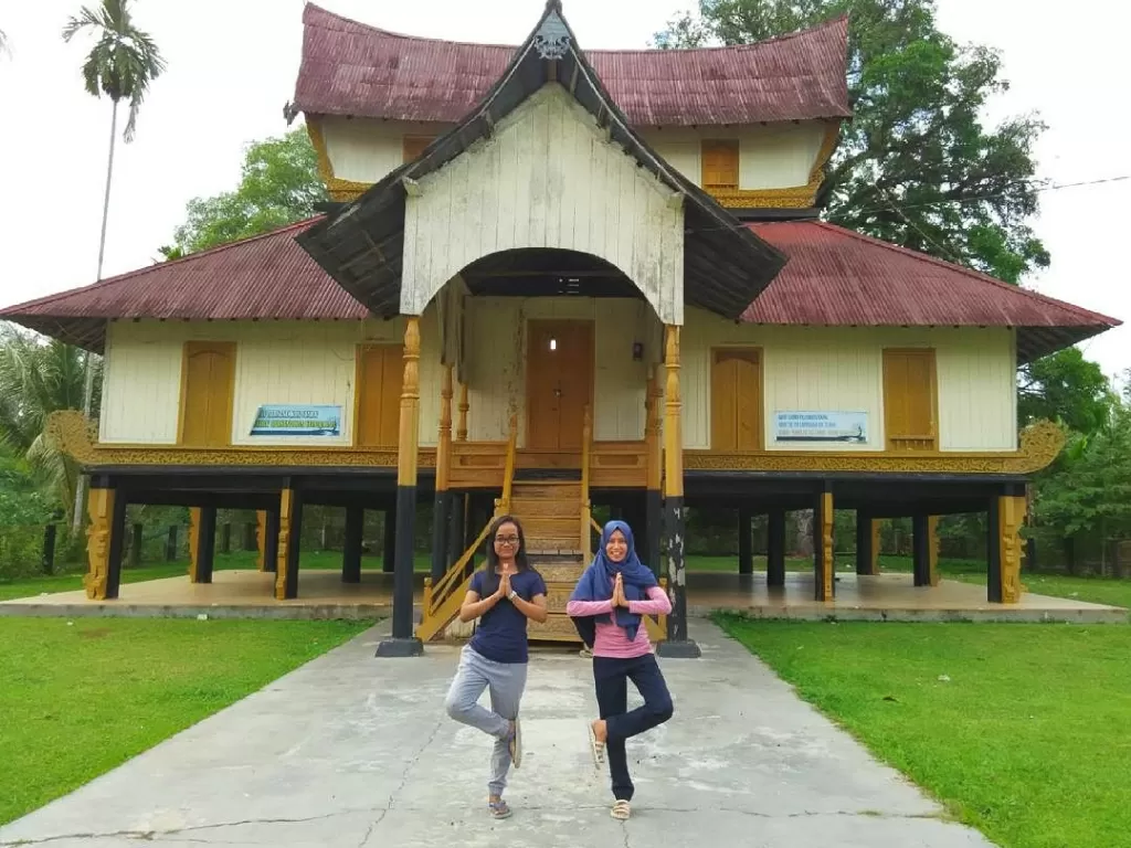 Istana Raja Rokan di Kabupaten Rokan Hulu. (Z Creators/Riki Ariyanto)
