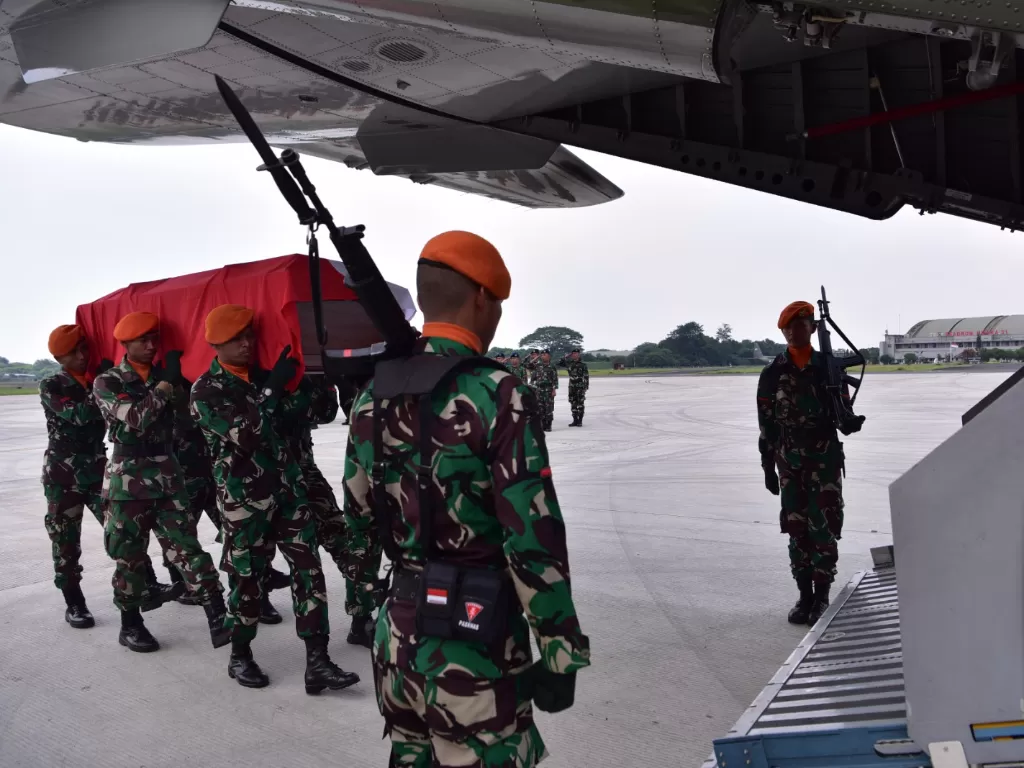 Prajurit TNI AU gugur saat gladi kotor HUT TNI AU. (Dok Istimewa)
