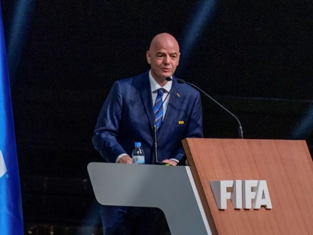 Presiden FIFA, Gianni Infantino. (REUTERS/Jean Bizimana)