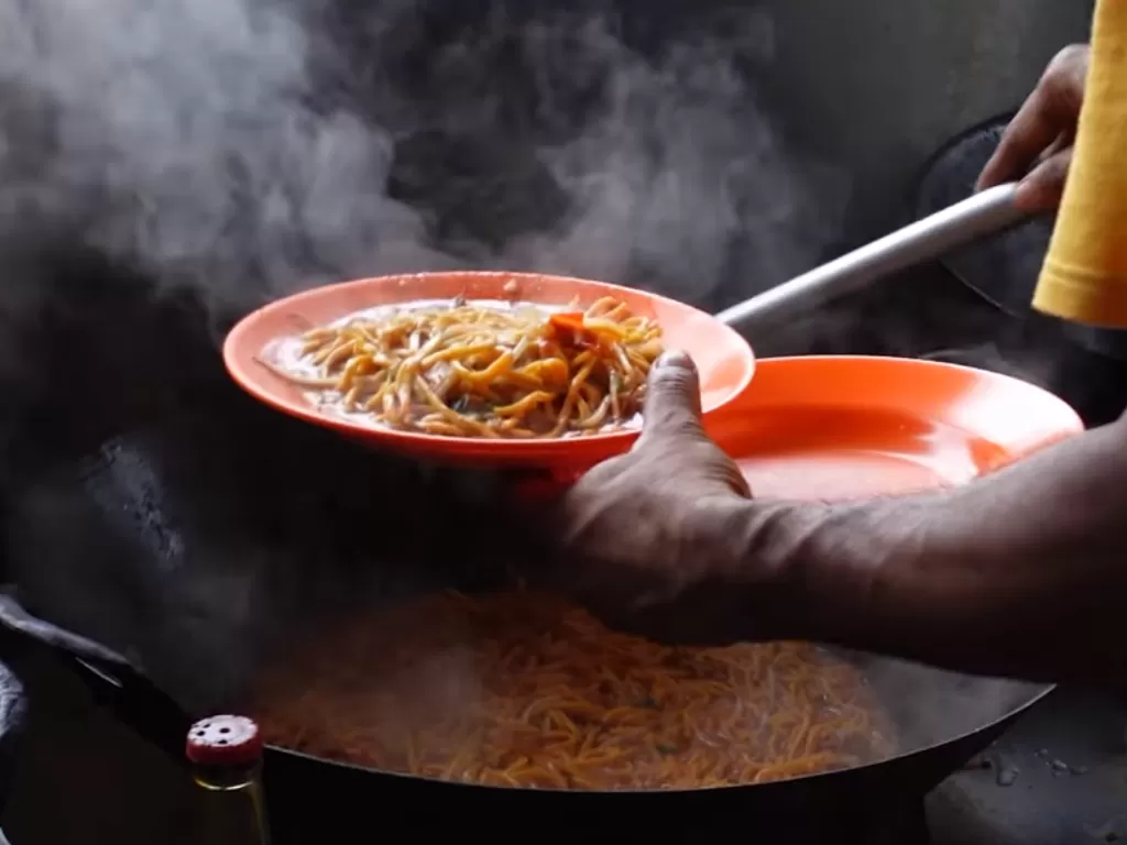 Penampakan Mie Aceh Titi Bobrok, Kuliner Legendaris di Medan (Z Creators/Sri Wahyuni Kuna)