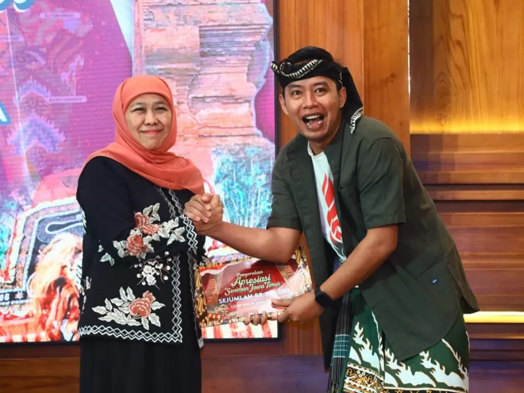 Khofifah Indar Parawansa beri apresiasi kepada 1000 Seniman dan 240 Juru Pelihara Cagar Budaya Jawa Timur (Istimewa)