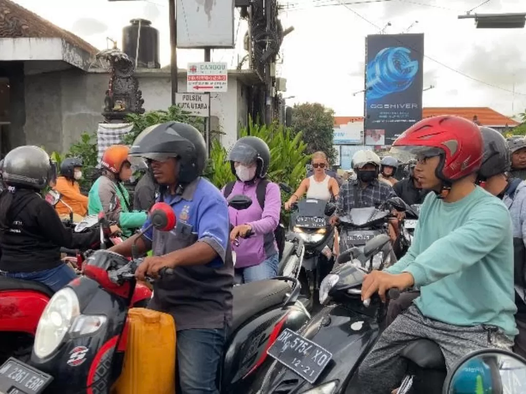 Kemacetan di Kawasan Bali (Z Creators/Sabra Sathilla)