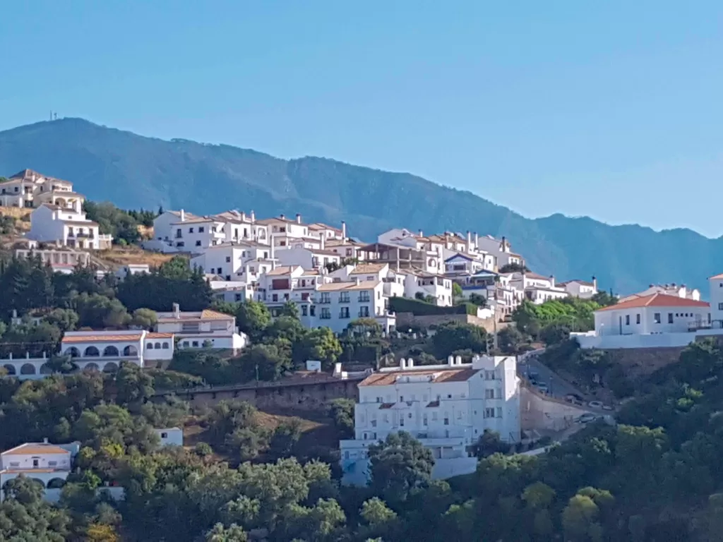 Casares kota kecil di provinsi Malaga, Andalusia, Spanyol. (Z Creator/Alan Munandar)