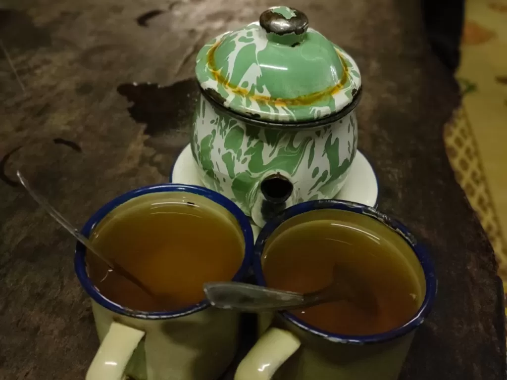 Wedang Kampoeng, spot kuliner unik di Yogyakarta. (Z Creators/Putra Ganesha)