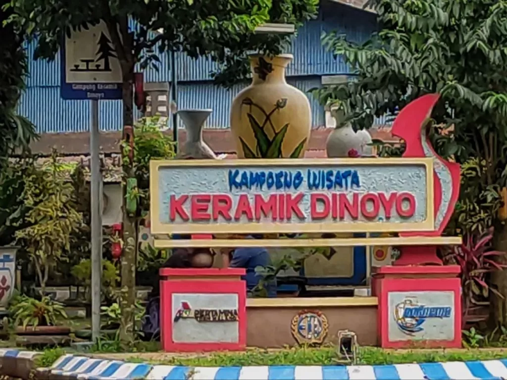 Kampung Wisata Keramik Dinoyo Malang. (Z Creators/Bhekti Setyowibowo)