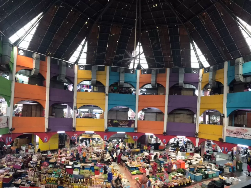 Pasar Besar Siti Khadijah di Malaysia (Z Creators/Abrar Harahap)