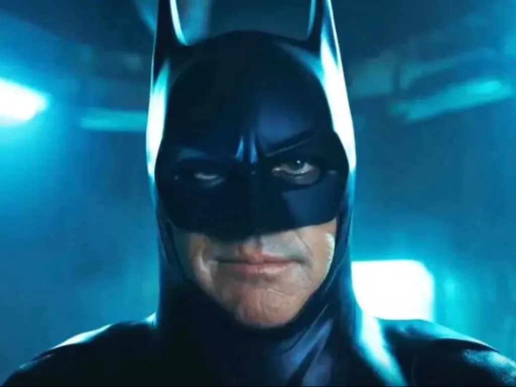 Michael Keaton sebagai Batman dalam The Flash (Warner Bros)