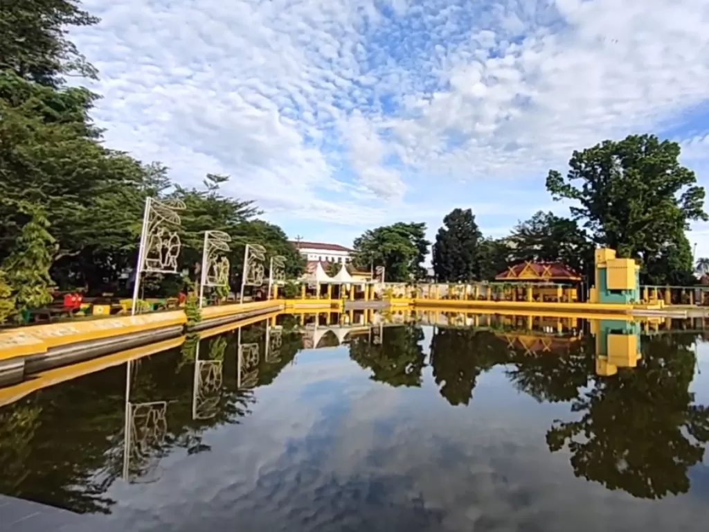 Taman Sri Deli di Kota Medan (Z Creators/Sri Wahyuni Kuna)
